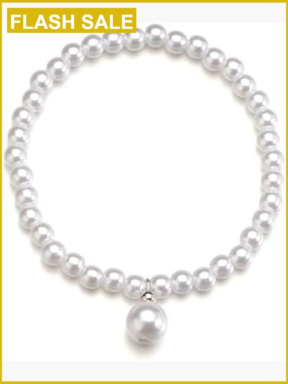 Boho White Beaded Pearl Stretch Anklet Bracelet Foot Chain Summer Beach Dangle